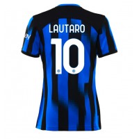 Billiga Inter Milan Lautaro Martinez #10 Hemma fotbollskläder Dam 2023-24 Kortärmad